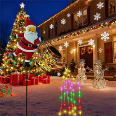 Ledsen™ SantaKettle: Zonne-Energie Gloeiend Buiten Kerstman Waterkoker Decoratie