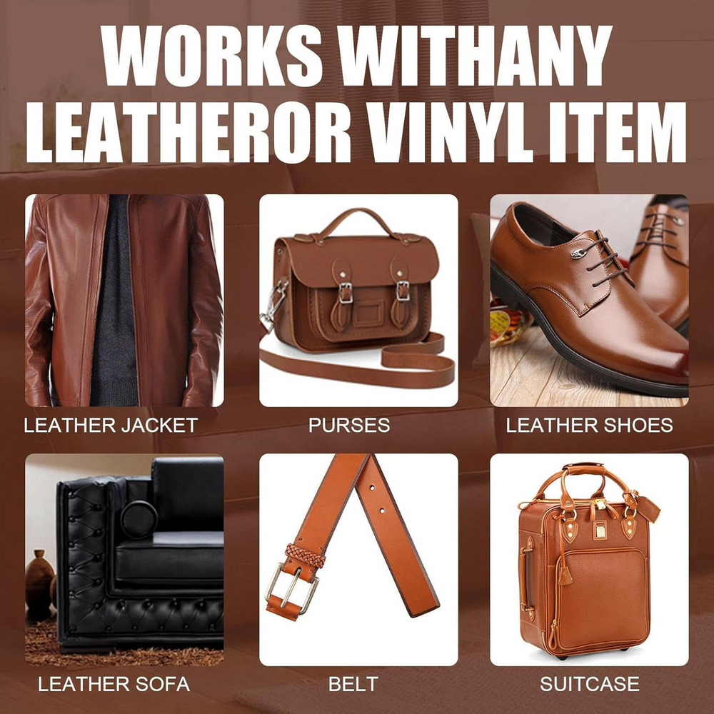 LeatherRepair 1+1 GRATIS: Multi-Oppervlak Herstel En Bescherm Leer Reparatie Kit
