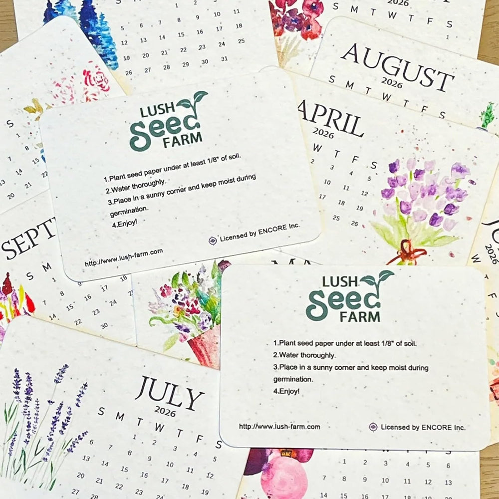 PaperSeeds: Milieuvriendelijk Liefde 2026 Papier Zaad Kalender