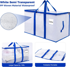 Icone™ MultiBag: Multi-functionele Plastic Opbergzak met Grote Capaciteit