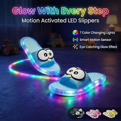 Happy™ FlashingSlippers: Flitsende Kleurrijke Lichten Comfortabele Slippers