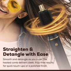Rose® StylingBrush: 5-In-1 Verwisselbaar Haar Föhn En Styling Borstel