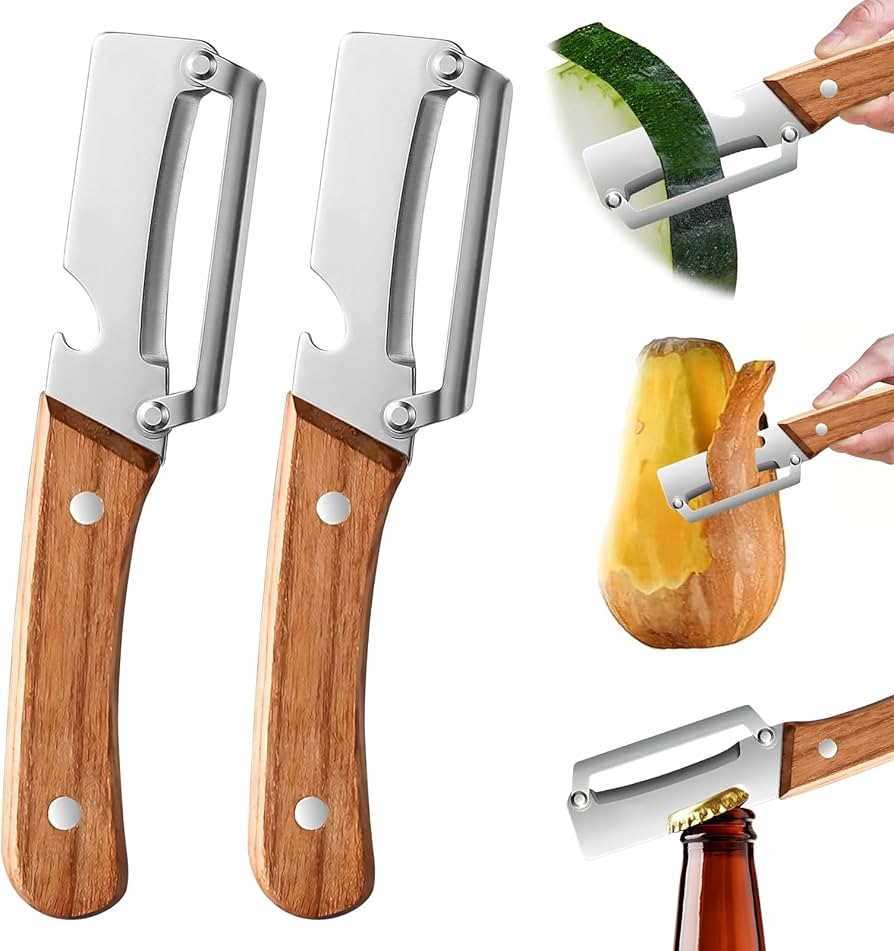 Globetrek° MultifunctionalPeeler 1+1 GRATIS: Multifunctioneel Fruit- En Groenteschiller Gereedschap