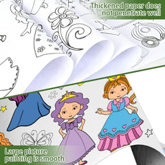 Kletshuts™ ColoringRolls  1+1 GRATIS: Kinderen Creatieve DIY Papieren Teken- En Kleurrollen