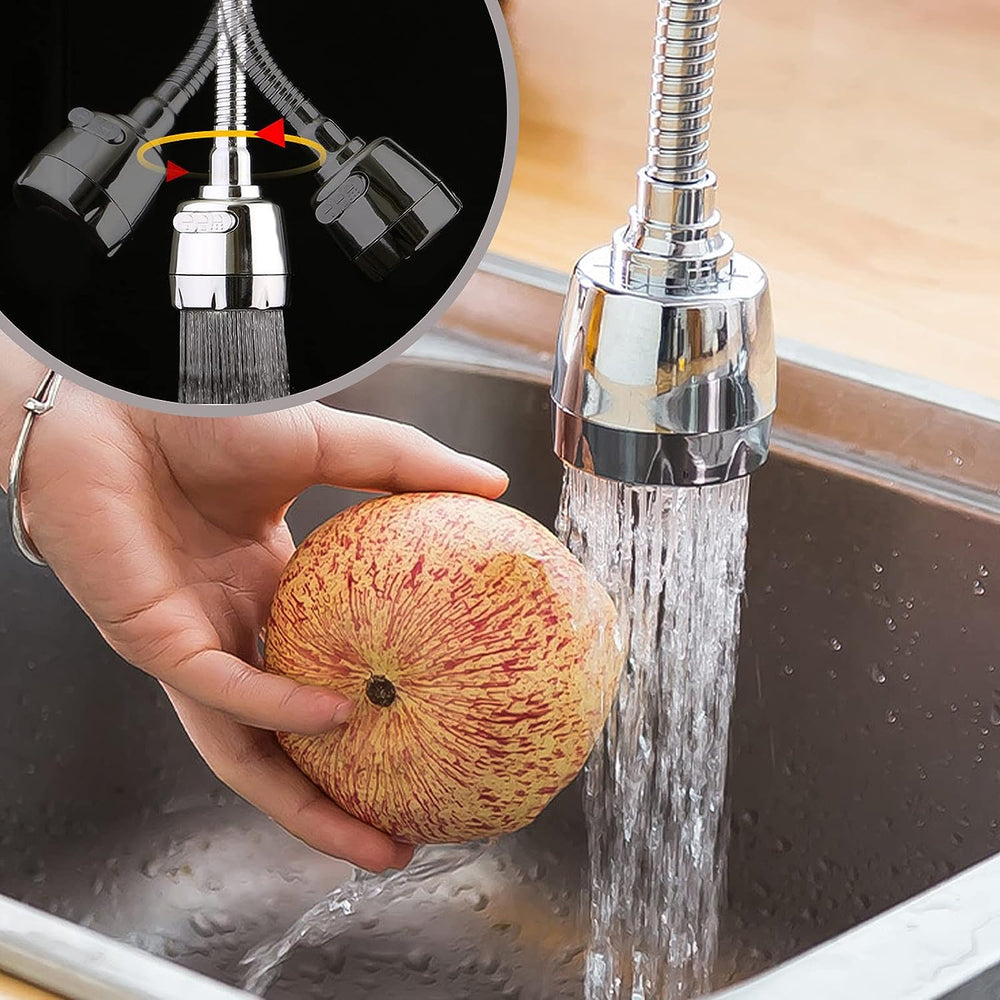 Globetrek° RotateFaucet 1+1 GRATIS: Universele 3-Mode Eenvoudige Installatie Draaienfaucet