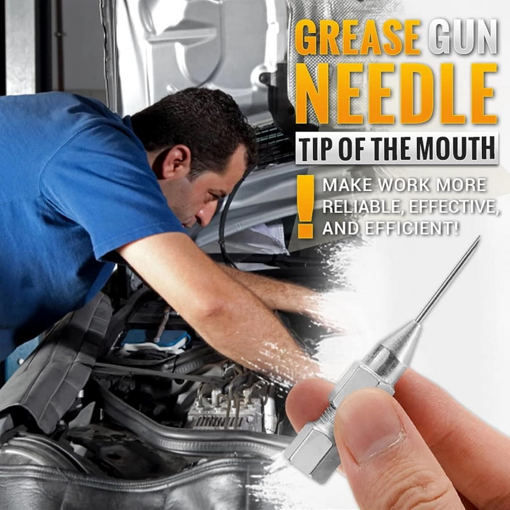 GreaseNeedle™ 1+1 GRATIS - Nauwkeurige, Hoogwaardige Vetpistoolnaaldadapter
