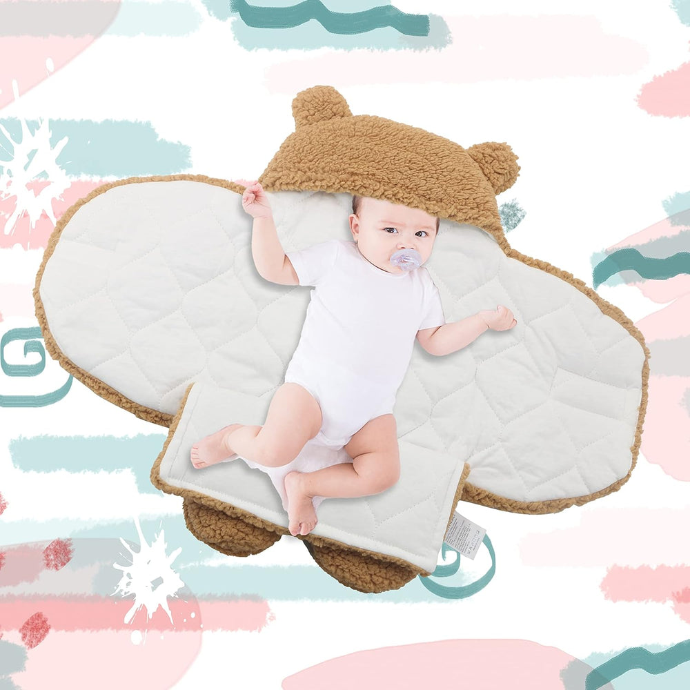 Kletshuts™ BabySwaddle: Ultra-Zachte Veilige Baby Inbakeren Slaapzak