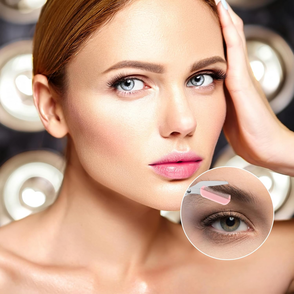 EyebrowScissors™ – Ergonomische Precisie Verzorging Oogschaar En Veiligheidskam