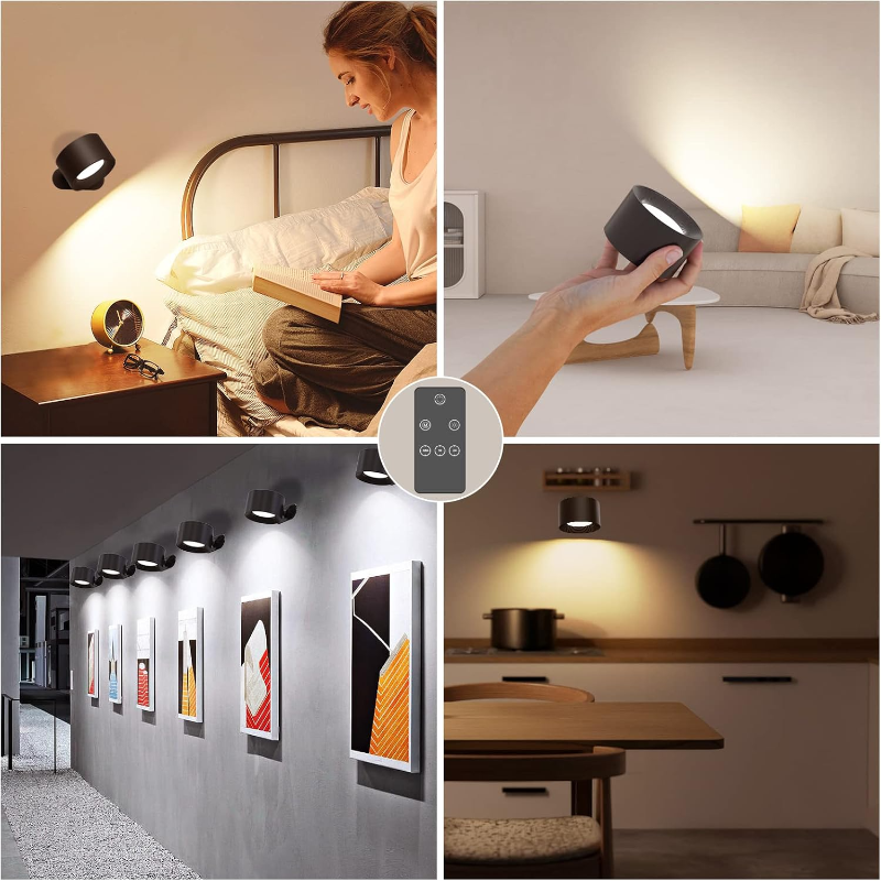 Ledsen™ RotatingLamp 1+1 GRATIS: Roterend Draadloze LED Muur Lamp