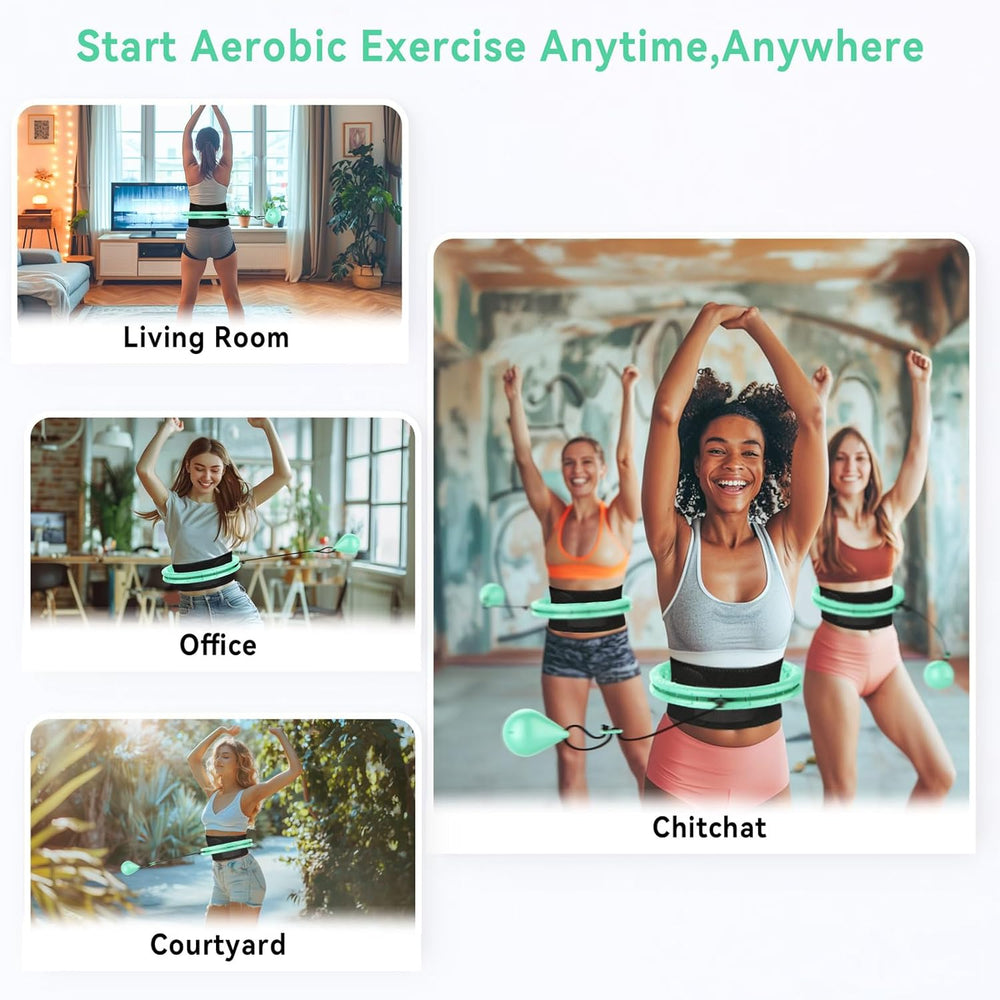 BodyHoop: Gewogen Taille Fitness Trainen Lichaam Hoepel