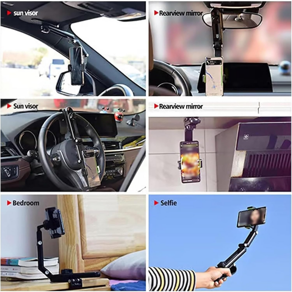 Holder360° PremiumHolder 1+1 GRATIS: Premium Verstelbare Draaibare Telefoonhouder