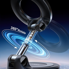 Holder360° MagneticMount 1+1 GRATIS: Draaibare Opvouwbare Verstelbare Universele Telefoon Magnetische Bevestiging
