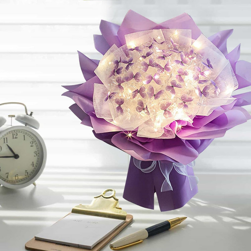ButterflyBouquet™ - DIY Handgemaakte Bloemen Vlinder Boeket Knutsel