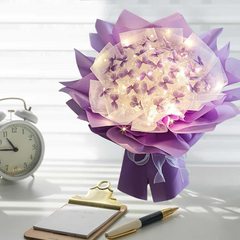 ButterflyBouquet™ - DIY Handgemaakte Bloemen Vlinder Boeket Knutsel