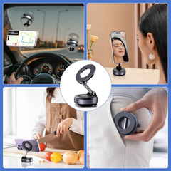Holder360° MagneticMount 1+1 GRATIS: Draaibare Opvouwbare Verstelbare Universele Telefoon Magnetische Bevestiging