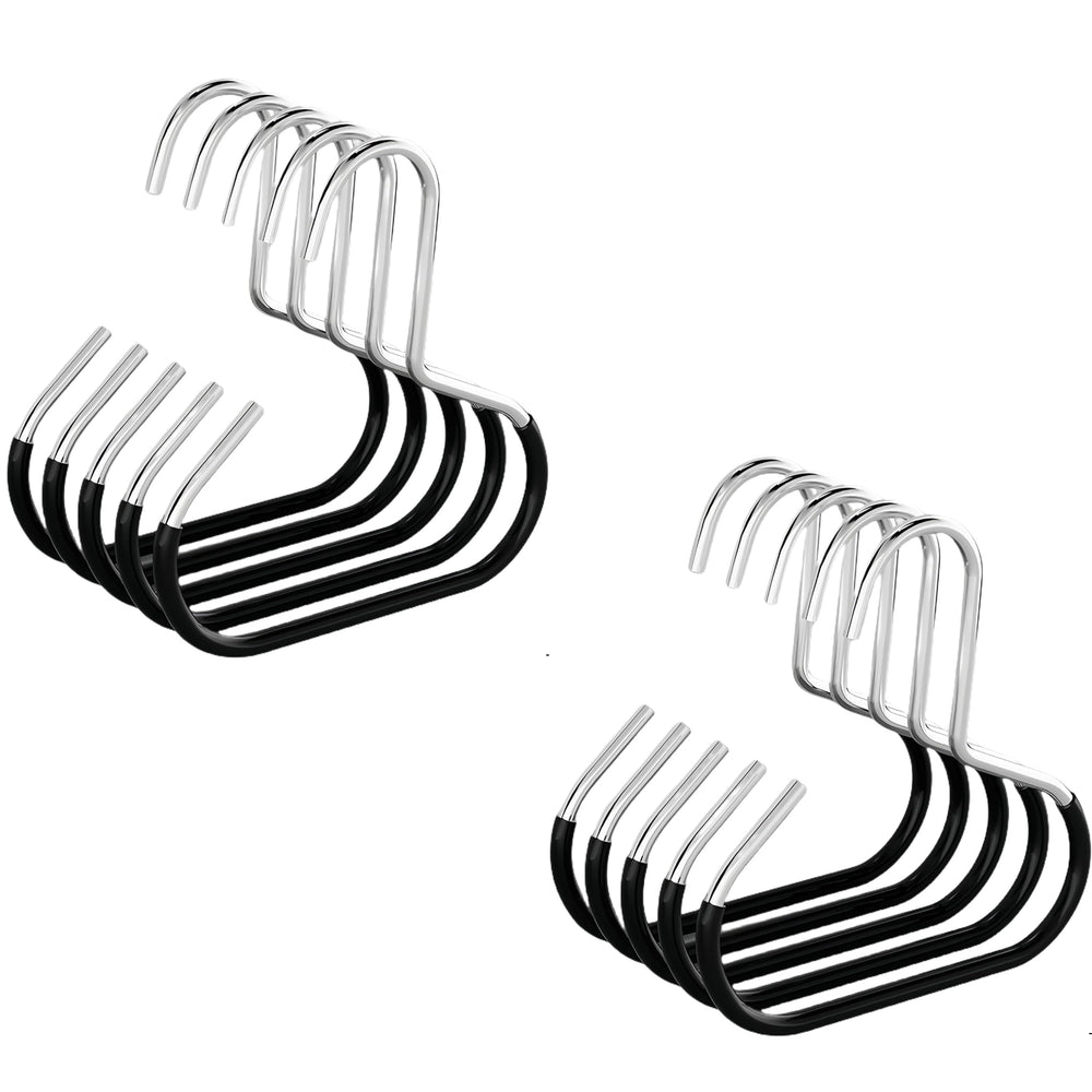 GlideHold® ClosetRing 10+10 GRATIS: Open Ring Ruimtebespaarder Kast Hanger