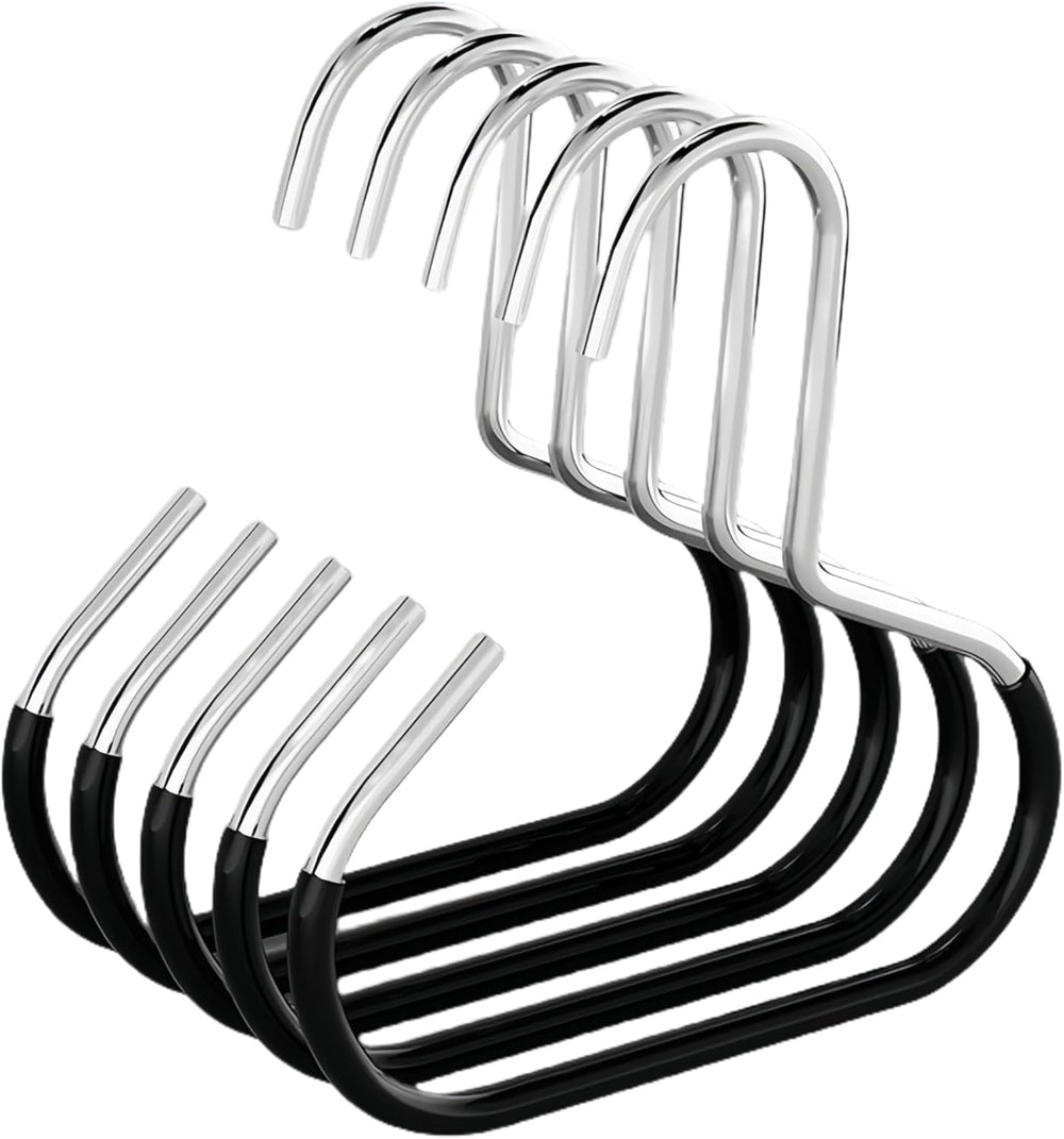 GlideHold® ClosetRing 10+10 GRATIS: Open Ring Ruimtebespaarder Kast Hanger