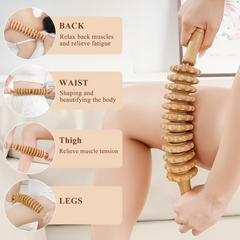 RollerRelief™ - Gebogen Diepe Weefsel Spier Massage Roller Verlichtingsstick