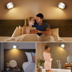 Ledsen™ RotatingLamp 1+1 GRATIS: Roterend Draadloze LED Muur Lamp