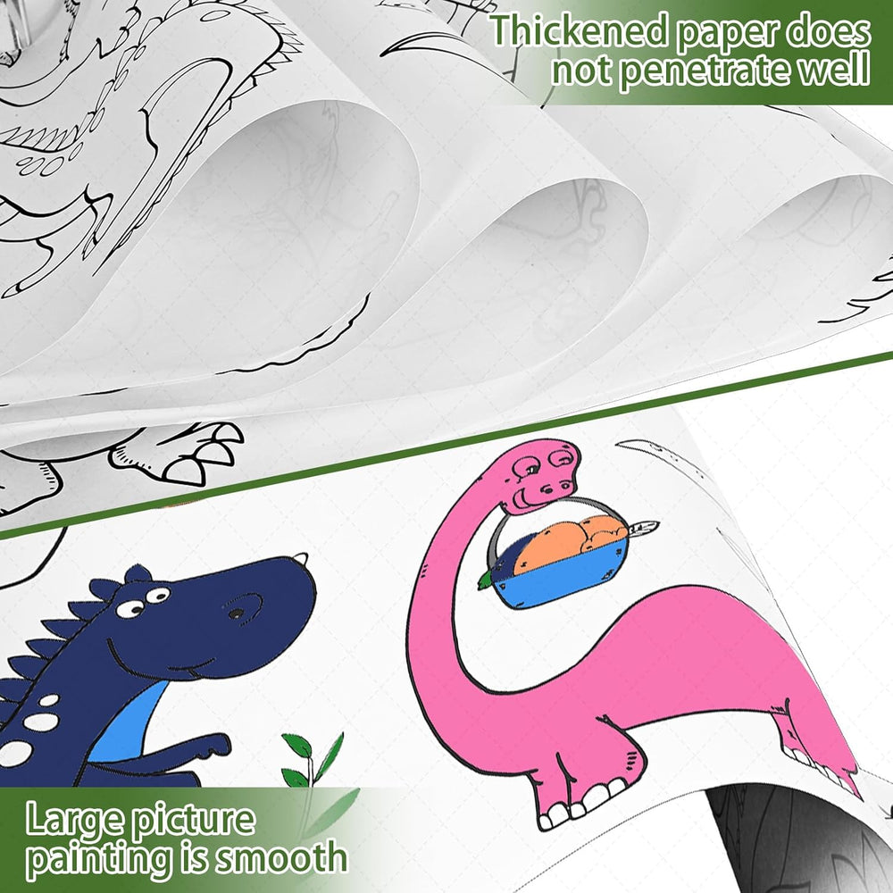Kletshuts™ ColoringRolls  1+1 GRATIS: Kinderen Creatieve DIY Papieren Teken- En Kleurrollen