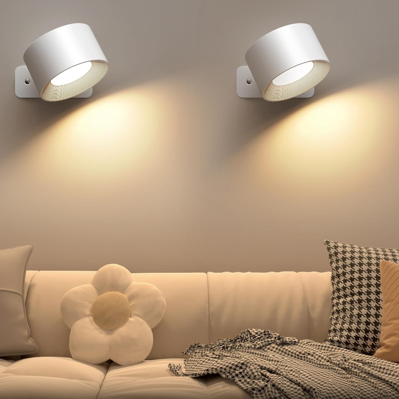Ledsen™ RotatingLamp 1+1 GRATIS: Roterend Draadloze LED Muur Lamp