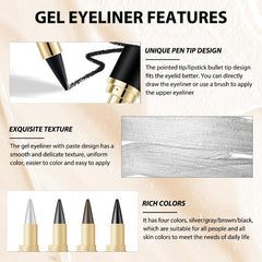 EasyEyeliner 1+1 GRATIS: Langdurige, Soepele Glide Easy Eyeliner Pen