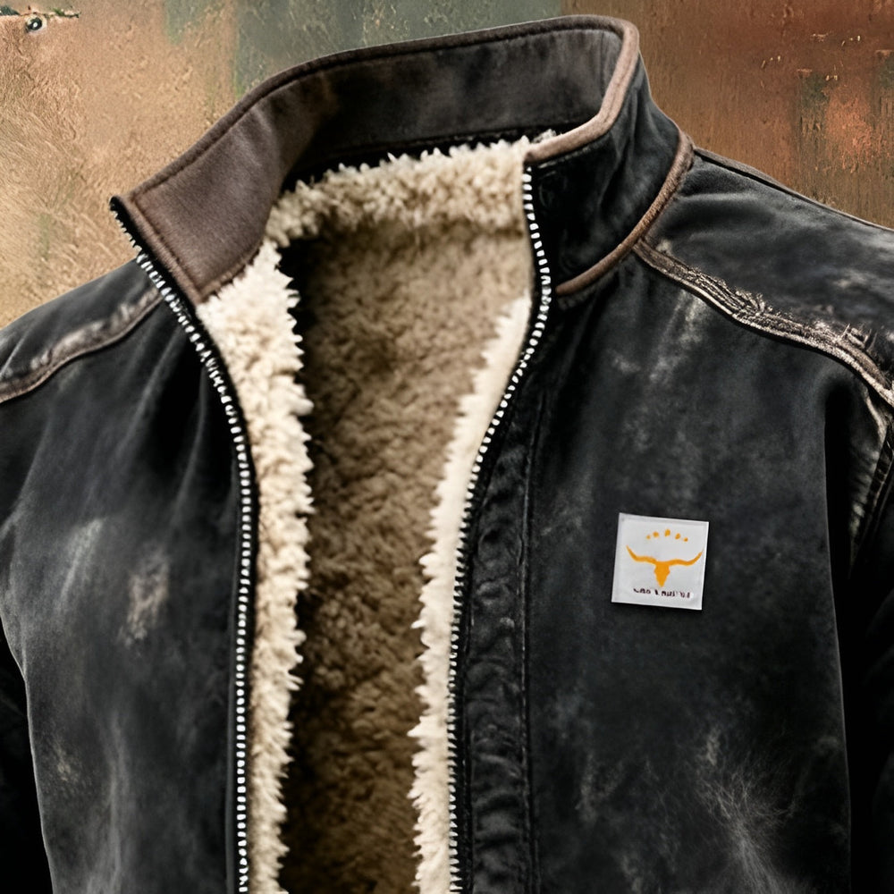 Icone™ RuggedJacket: Ultieme Vintage Heren Winter Robuuste Jas