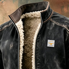 Icone™ RuggedJacket: Ultieme Vintage Heren Winter Robuuste Jas