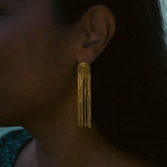 Jewelance™ TasselEarrings: Chique Tassel String Stud Oorbellen