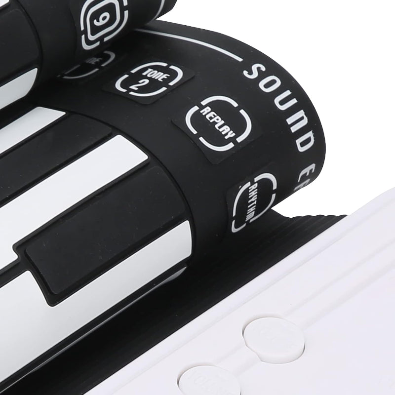 Kletshuts™ PortablePiano: Lichtgewicht Muziek Roll-Up Draagbare Piano Toetsenbord