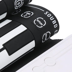Kletshuts™ PortablePiano: Lichtgewicht Muziek Roll-Up Draagbare Piano Toetsenbord