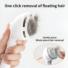DogCatFri™ PetSteamer: 2-In-1 Spuit Verzorgingsborstel Stoomboot Huisdieren