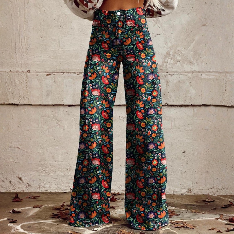 Icone™ TrendyJeans - Modieuze Wijde Pijpen Trendy Jeans