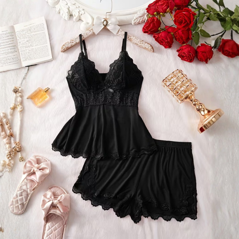 Icone™ LaceSet: Zacht Comfortabel Elegant Twee Delige Kant Set