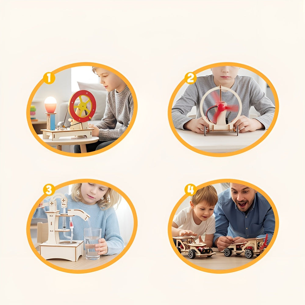 Kletshuts™ CreativeBuilder: DIY Creatieve Bouwer Engineering En Mechanisch Leer Pakket