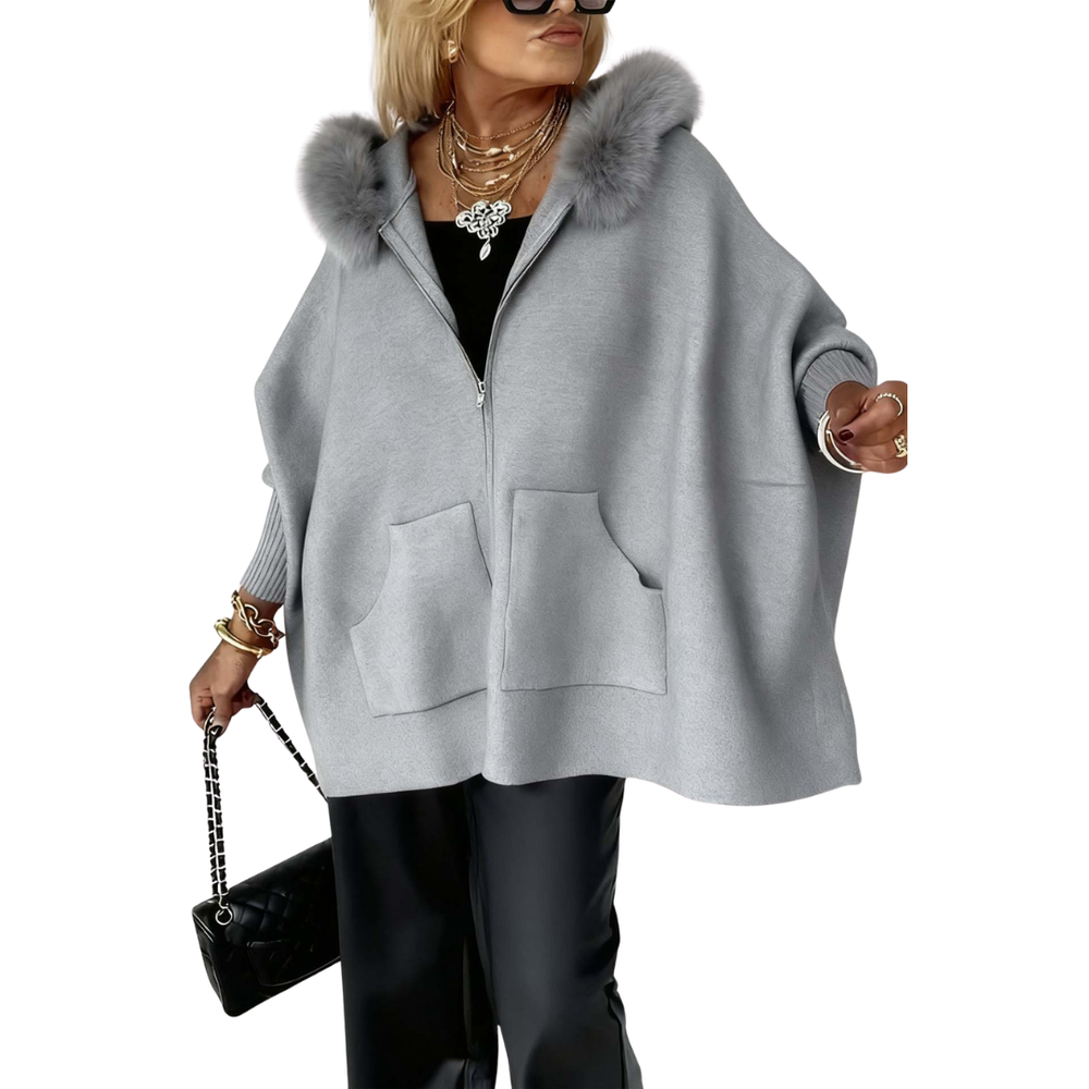 Icone™ LooseJacket: Elegante Knus Capuchon Warme Losse Jas