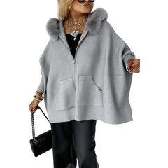 Icone™ LooseJacket: Elegante Knus Capuchon Warme Losse Jas