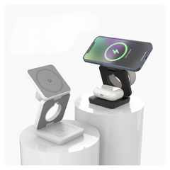 Holder360° MultiCharger: Multifunctioneel Opvouwbaar Magnetisch Oplaad Standaard
