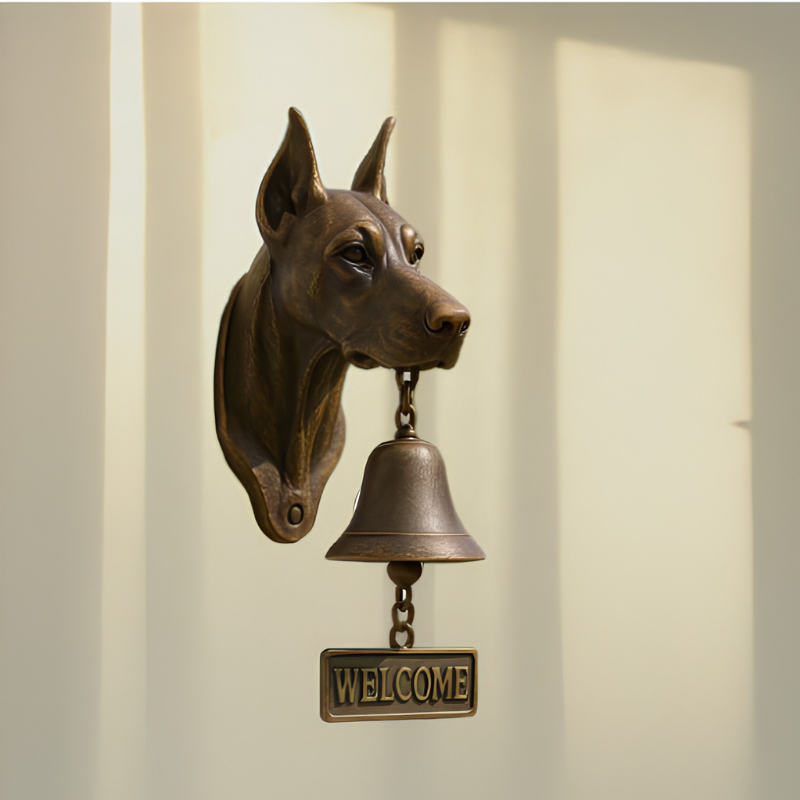 DogDoorbell – Charmante Rustieke En Vintage Stijl Decor Welkom Thuis Honddeurbel