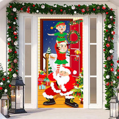 ChristmasDoor - Kerst Realistisch Deur Decoratie