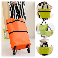 Icone™ GroceryBag 1+1 GRATIS: Grote Capaciteit Boodschappentas Met Opvouwbare Wielen