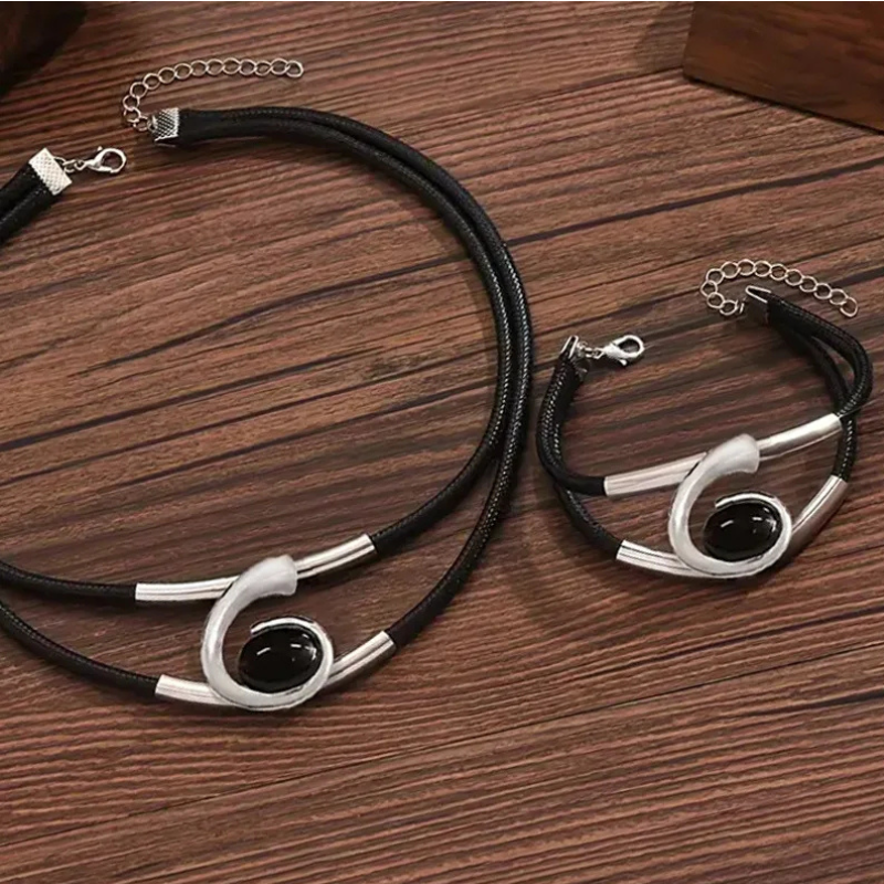 Jewelance™ SpiralNecklace 1+1 GRATIS: Vintage Boheemse Spiraal Ketting En Armband