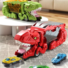 Kletshuts™ DinoPlayset: Dino Slikken Voertuig Spoor Auto Kinderen Spelen Set