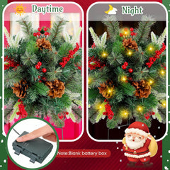 Ledsen™ ChristmasBushes: Buiten LED Verlicht Kerst Struiken Plantenbak Vullers