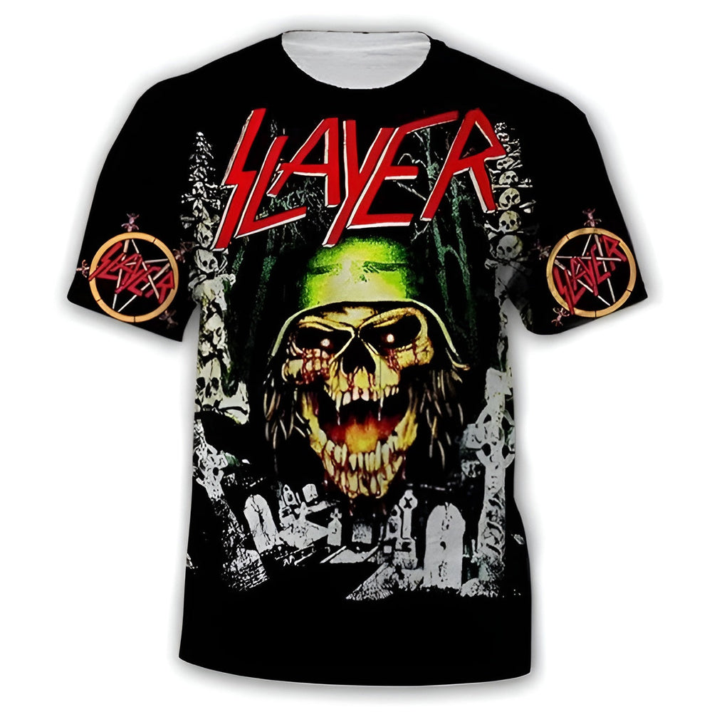 Icone™ SlayerShirt: Ultieme Comfort Moderne Pasvorm Dagelijks Slayer Shirt