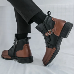 Happy™ CowboyBoots: Klassieke Britse Geïnspireerde Heren Hoge Topje Cowboylaarzen
