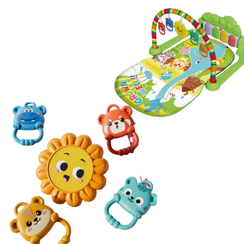 Kletshuts™ MusicBaby: Interactieve Leuke Kleurrijke Muzikale Baby Speelmat