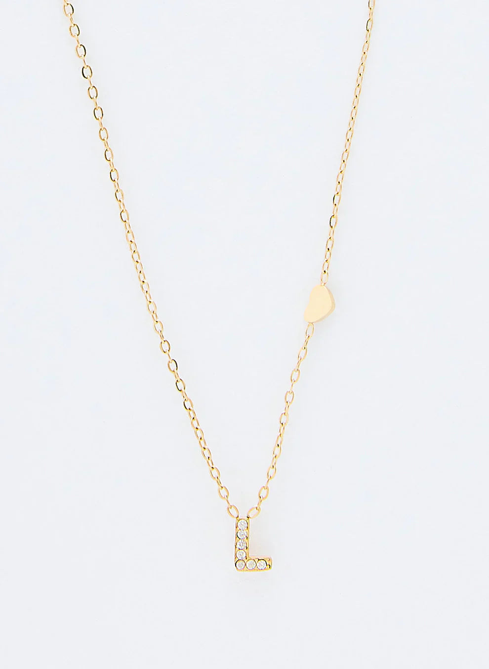 Jewelance™ InitialNecklace: Minimalistische Mode Initiaal Letter Hanger Ketting