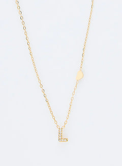Jewelance™ InitialNecklace: Minimalistische Mode Initiaal Letter Hanger Ketting