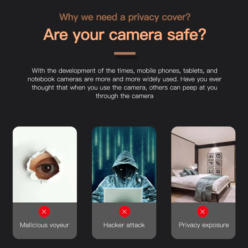 CameraCover™ 1+1 SET GRATIS - Ultra Dunne Fototoestel Lenzen Schuifregelaar Privacy Omslag Set